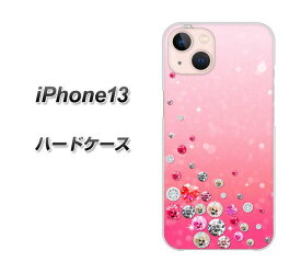 iPhone13 ハードケース カバー 【SC822 スワロデコ UV印刷 素材クリア】