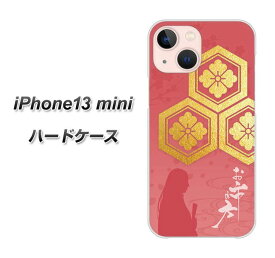 iPhone13 mini ハードケース カバー 【AB822 お市の方 UV印刷 素材クリア】