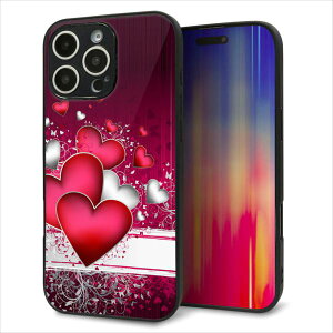 iPhone16 Pro Max �P�[�X �J�o�[ �w�� �K���X TPU �f�U�C�� �K���v�� �yVA835 �n�[�g�̑����z ��� ���� MMLM