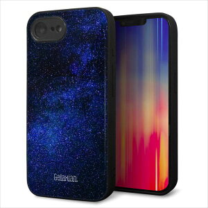 iPhone17e �P�[�X �J�o�[ �w�� �K���X TPU �f�U�C�� �K���v�� �yKM924 Galaxias Blue�z ��� ���� MLM