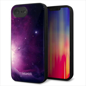 iPhone17e �P�[�X �J�o�[ �w�� �K���X TPU �f�U�C�� �K���v�� �yKM925 Galaxias Purple�z ��� ���� MLM