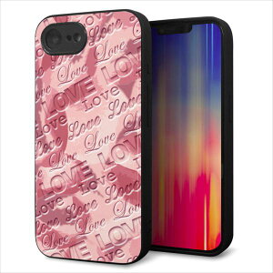 iPhone17e �P�[�X �J�o�[ �w�� �K���X TPU �f�U�C�� �K���v�� �ySC844 �t�����[���F���jLOVE�s���N�z ��� ���� MLM