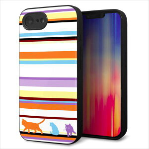 iPhone17e �P�[�X �J�o�[ �w�� �K���X TPU �f�U�C�� �K���v�� �yYA887 �X�g���C�v�l�R01�z ��� ���� MLM