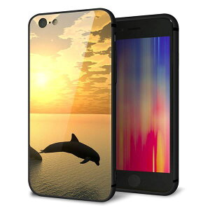 iPhone6 �P�[�X �J�o�[ �w�� �K���X TPU �f�U�C�� �y VA845 �[���̃h���t�B�� �z ��� ���� MMLM