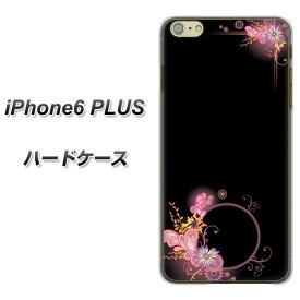 iPhone6 Plus ハードケース / カバー【437 華のフレーム 素材クリア】★高解像度版(アイフォン6 プラス/iPhone6Plus/5.5インチ/スマホケース)【P06Dec14】