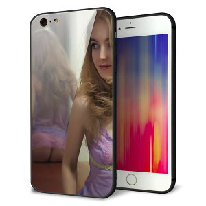 iPhone6sPLUS �P�[�X �J�o�[ �w�� �K���X TPU �f�U�C�� �y KM886 �~���[ �z ��� ���� MMLM