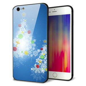 iPhone6sPLUS �P�[�X �J�o�[ �w�� �K���X TPU �f�U�C�� �y YJ347 �N���X�}�X�c���[ �z ��� ���� MMLM