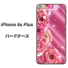 iPhone6s PLUS ハードケース / カバー【1182 ピンクのバラに誘われて 素材クリア】★高解像度版(アイフォン6s プラス/IPHONE6SPULS/スマホケース)