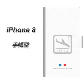 iPhone8 手帳型スマホケース【550 AIR-Line-着陸】(アイフォン8/IPHONE8/スマホケース/手帳式)