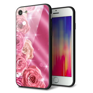 docomo au SoftBank iPhone8 �A�C�t�H�� 8 �P�[�X �J�o�[ �w�� �K���X TPU �f�U�C�� �y 1182 �s���N�̃o���ɗU���� �z ��� ���� MMLM