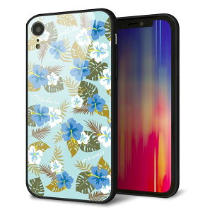 iPhone XR �P�[�X �J�o�[ �w�� �K���X TPU �f�U�C�� �y SC883 �n���C�A���A���n���g�� �u���[ �z ��� ���� MMLM