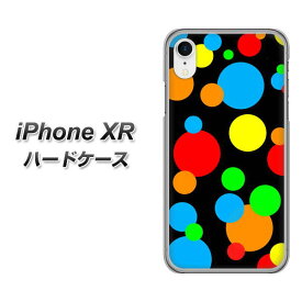 Apple iPhone XR ハードケース カバー 【076 ドット（大阪のおばちゃん） 素材クリア】