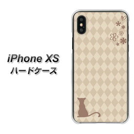 Apple iPhone XS ハードケース カバー 【516 ワラビー 素材クリア】