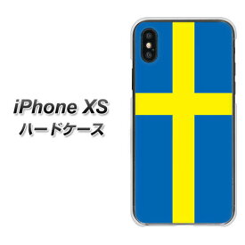 Apple iPhone XS ハードケース / カバー【VA978 スウェーデン 素材クリア】 UV印刷 ★高解像度版(アイフォンXS/IPHONEXS/スマホケース)