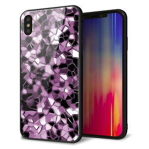 iPhone XS Max �P�[�X �J�o�[ �w�� �K���X TPU �f�U�C�� �y EK837 �e�N�j�J���~���[�p�[�v�� �z ��� ���� MMLM