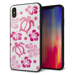 iPhone XS Max �P�[�X �J�o�[ �w�� �K���X TPU �f�U�C�� �y SC879 �n���C�A���A���n�z�k �s���N �z ��� ���� MMLM