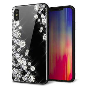 iPhone XS Max �P�[�X �J�o�[ �w�� �K���X TPU �f�U�C�� �y VA871 �_�C�������h�t���[�� �z ��� ���� MMLM