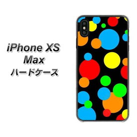 Apple iPhone XS Max ハードケース カバー 【076 ドット（大阪のおばちゃん） 素材クリア】