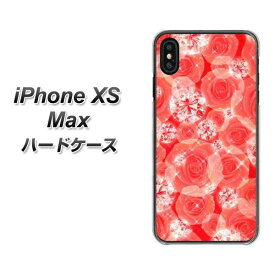 Apple iPhone XS Max ハードケース / カバー【VA816 ダイヤモンドとバラ 素材クリア】 UV印刷 ★高解像度版(アイフォンXS Max/IPHONEXSM/スマホケース)