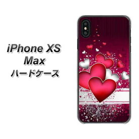 Apple iPhone XS Max ハードケース / カバー【VA835 ハートの息吹 素材クリア】 UV印刷 ★高解像度版(アイフォンXS Max/IPHONEXSM/スマホケース)