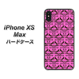 Apple iPhone XS Max ハードケース / カバー【VA851 サラブレッド ピンク 素材クリア】 UV印刷 ★高解像度版(アイフォンXS Max/IPHONEXSM/スマホケース)