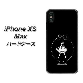 Apple iPhone XS Max ハードケース / カバー【VA857 パリgirl 素材クリア】 UV印刷 ★高解像度版(アイフォンXS Max/IPHONEXSM/スマホケース)