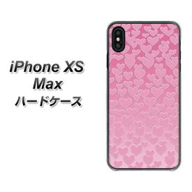 Apple iPhone XS Max ハードケース / カバー【VA930 ハートとグラデーション 素材クリア】 UV印刷 ★高解像度版(アイフォンXS Max/IPHONEXSM/スマホケース)