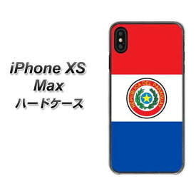 Apple iPhone XS Max ハードケース / カバー【VA982 パラグアイ 素材クリア】 UV印刷 ★高解像度版(アイフォンXS Max/IPHONEXSM/スマホケース)