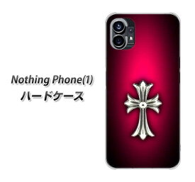 Nothing Phone(1) ハードケース カバー 【249 クロスレッド UV印刷 素材クリア】