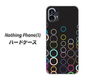 Nothing Phone(1) ハードケース カバー 【521 カラーリングBK UV印刷 素材クリア】
