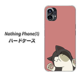 Nothing Phone(1) ハードケース カバー 【HA289 むぎゅっとクロ UV印刷 素材クリア】