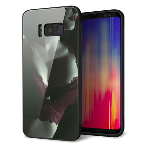 Galaxy S8 SC-02J �P�[�X �J�o�[ �w�� �K���X TPU �f�U�C�� �y KM887 �����W�F���[ �z ��� ���� MMLM