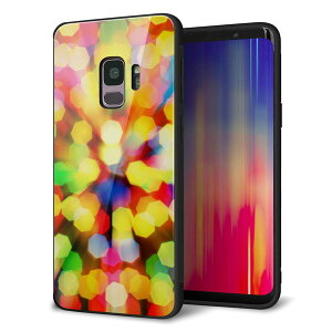 Galaxy S9 SC-02K �P�[�X �J�o�[ �w�� �K���X TPU �f�U�C�� �K���v�� �y�����ւ̃��[�v�z ��� ���� MMLM