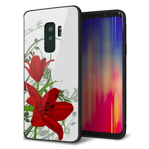 Galaxy S9+ SC-03K �P�[�X �J�o�[ �w�� �K���X TPU �f�U�C�� �K���v�� �y���� ���b�h�z ��� ���� MMLM