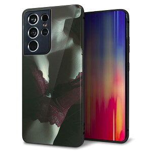 docomo Galaxy S21 Ultra 5G SC-52B �P�[�X �J�o�[ �w�� �K���X TPU �f�U�C�� �K���v�� �yKM887 �����W�F���[�z ��� ���� MMLM