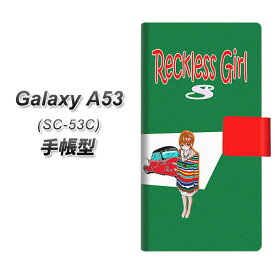 docomo Galaxy A53 5G SC-53C 手帳型 スマホケース カバー 【YC971 ピンナップガール02 UV印刷】