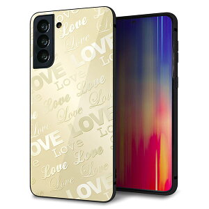 au Galaxy S21 PLUS 5G SCG10 �P�[�X �J�o�[ �w�� �K���X TPU �f�U�C�� �K���v�� �ySC840 �G���{�X��LOVE�����N(�k�[�f�B�[�x�[�W��)�z ��� ���� MMLM