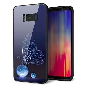 Galaxy S8 SCV36 �P�[�X �J�o�[ �w�� �K���X TPU �f�U�C�� �y 418 �_��̒� �z ��� ���� MMLM