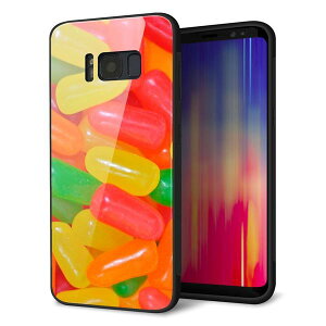 Galaxy S8 SCV36 �P�[�X �J�o�[ �w�� �K���X TPU �f�U�C�� �y 449 �W�F���[�r�[���Y �z ��� ���� MMLM