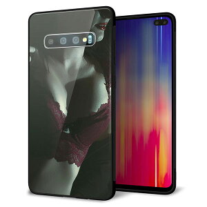 au Galaxy S10+ SCV42 �P�[�X �J�o�[ �X�}�z�P�[�X �w�� �K���X TPU �K���v�� �yKM887 �����W�F���[�z MMLM