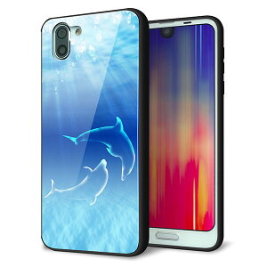 docomo AQUOS R2 SH-03K �P�[�X �J�o�[ �X�}�z�P�[�X �w�� �K���X TPU �K���v�� �y�C�̎��_�C���J �z MMLM