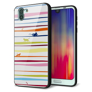 docomo AQUOS R2 SH-03K �P�[�X �J�o�[ �X�}�z�P�[�X �w�� �K���X TPU �K���v�� �y�X�g���C�v�l�R02 �z MMLM