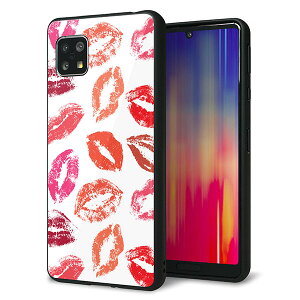 au AQUOS sense5G SHG03 �P�[�X �J�o�[ �w�� �K���X TPU �f�U�C�� �K���v�� �y734 �L�Xkiss�L�X�z ��� ���� MMLM