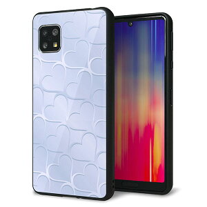 au AQUOS sense5G SHG03 �P�[�X �J�o�[ �w�� �K���X TPU �f�U�C�� �K���v�� �y1341 ������n�[�g �u���[�z ��� ���� MMLM