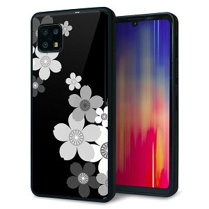 au AQUOS sense6 SHG05 �P�[�X �J�o�[ �w�� �K���X TPU �f�U�C�� �K���v�� �y1334 ���̃t���[�� BK��WH�z ��� ���� MMLM