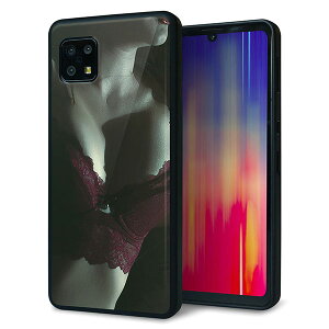 au AQUOS sense6 SHG05 �P�[�X �J�o�[ �w�� �K���X TPU �f�U�C�� �K���v�� �yKM887 �����W�F���[�z ��� ���� MMLM