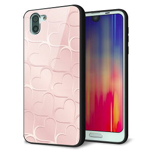 au AQUOS R2 SHV42 �P�[�X �J�o�[ �X�}�z�P�[�X �w�� �K���X TPU �K���v�� �y������n�[�g ���F �z MMLM