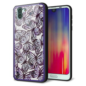 au AQUOS R2 SHV42 �P�[�X �J�o�[ �X�}�z�P�[�X �w�� �K���X TPU �K���v�� �y�K�[�f���o�^�t���C �p�[�v�� �z MMLM
