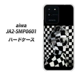 SIMフリー aiwa JA2-SMP0601 ハードケース カバー 【357 bk＆wh UV印刷 素材クリア】