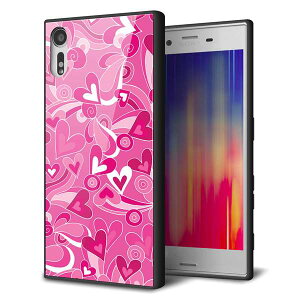Xperia XZs SO-03J docomo �G�N�X�y���AXZs �P�[�X �J�o�[ �w�� �K���X TPU �f�U�C�� �y 383 �s���N�̃n�[�g �z �K���v�� �X�}�z�P�[�X �g�уP�[�X MMLM